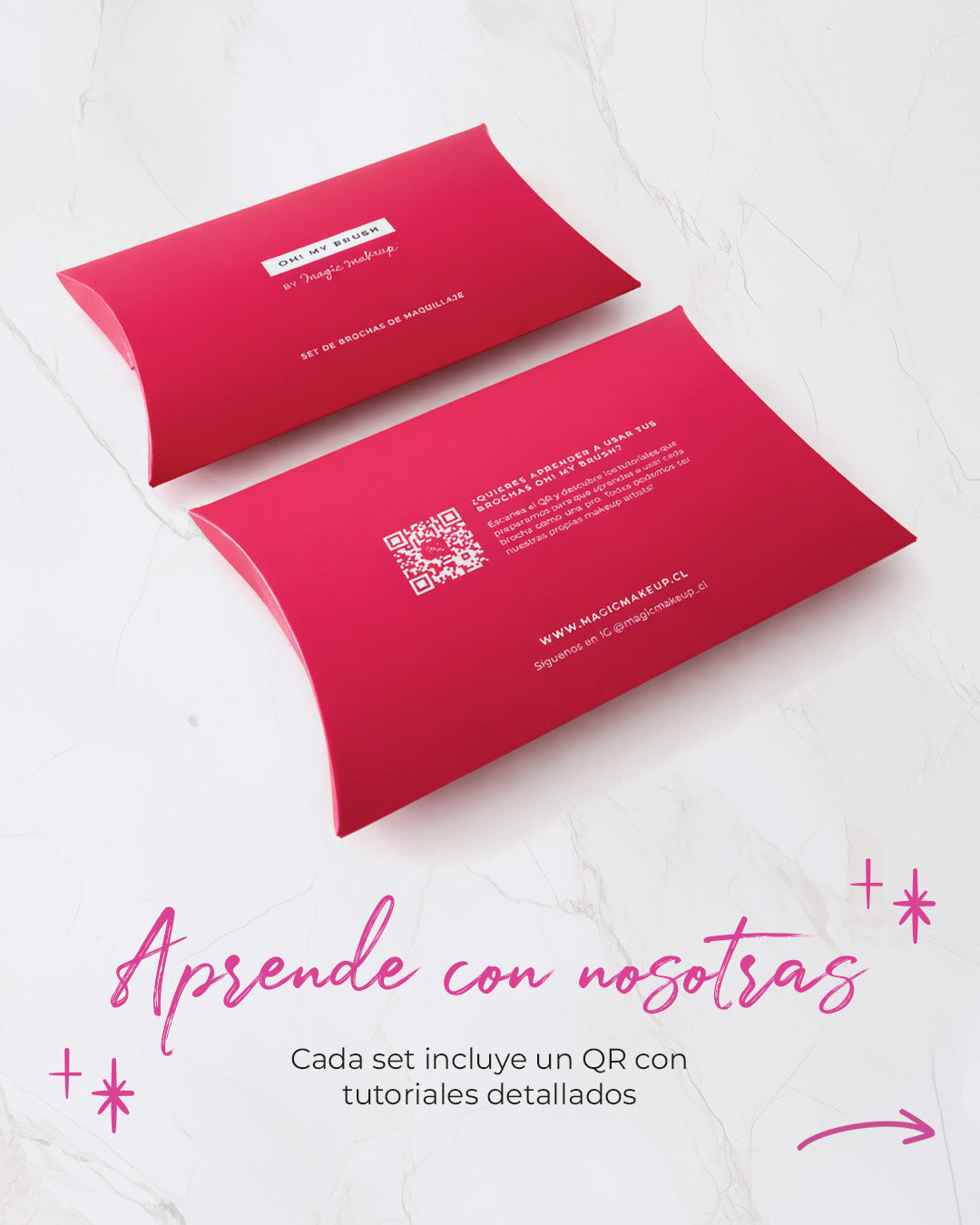 Set de brochas OH! MY BRUSH (ojos, labios y cejas)