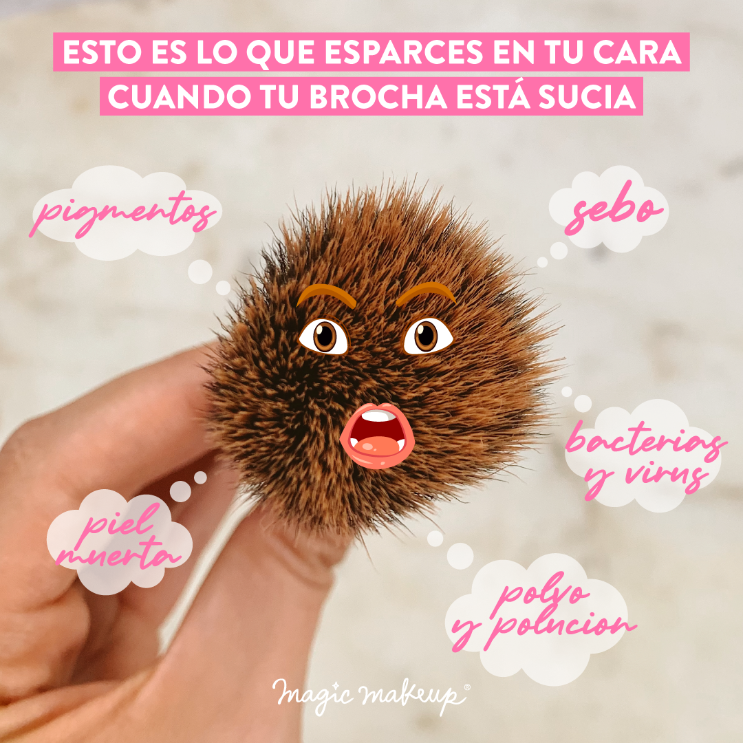 ✭OH! SO CLEAN✭ limpiador instantáneo de brochas 100ml