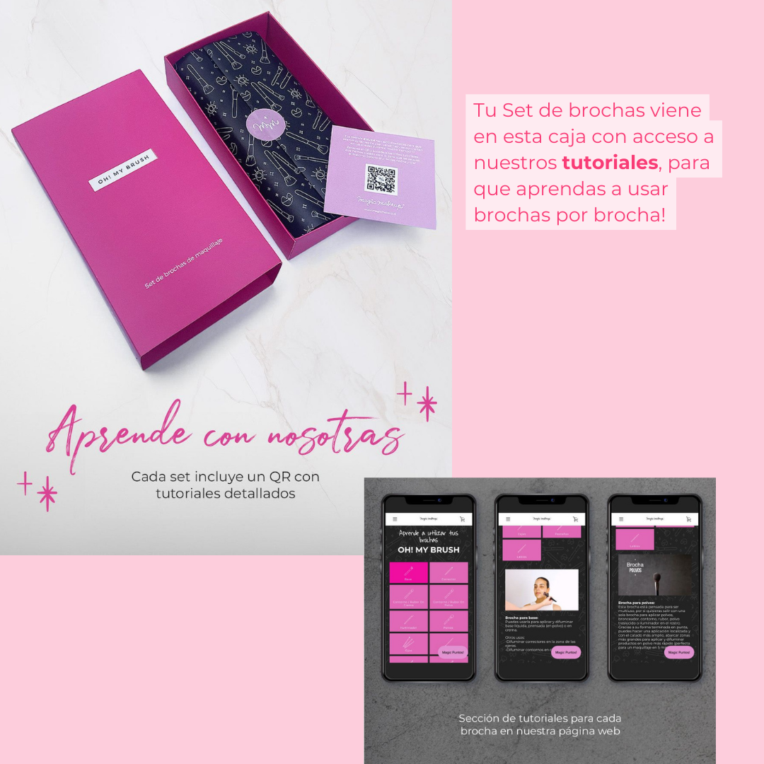 Set Rostro Pro Magic Makeup