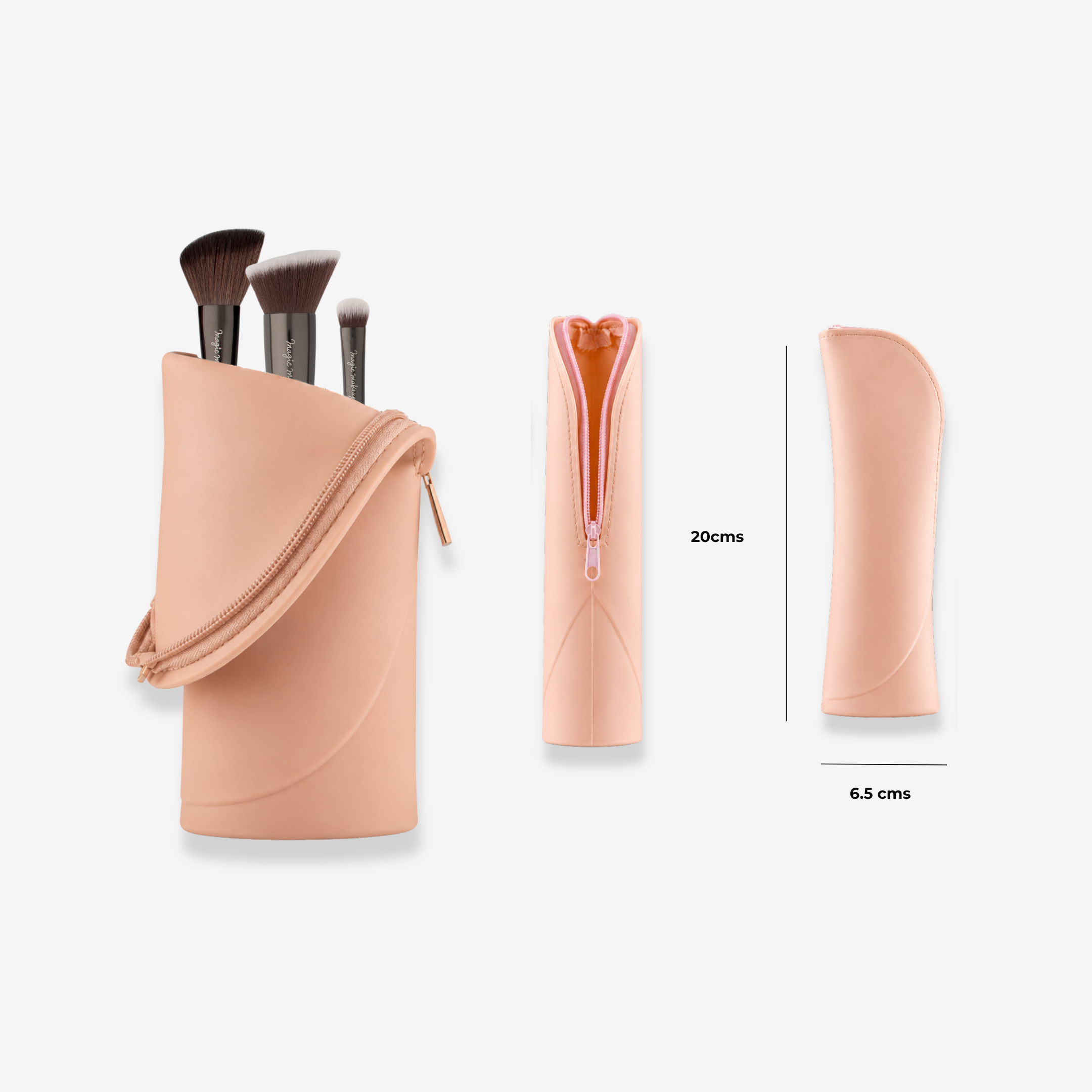 NUEVO! Mini Set de Rostro + Limpiador + Estuche Porta Brochas