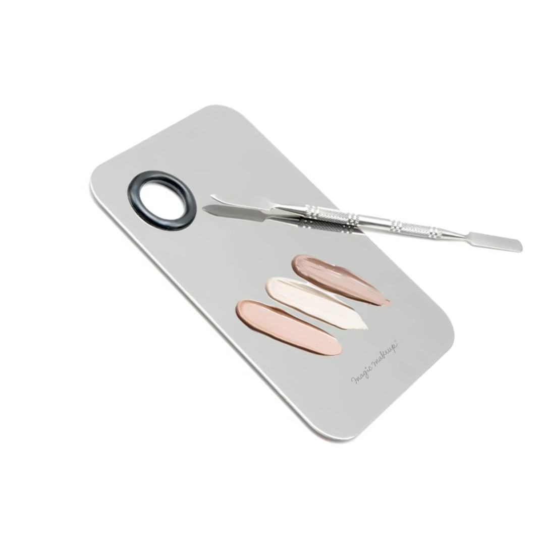 Paleta mezcladora con espátula