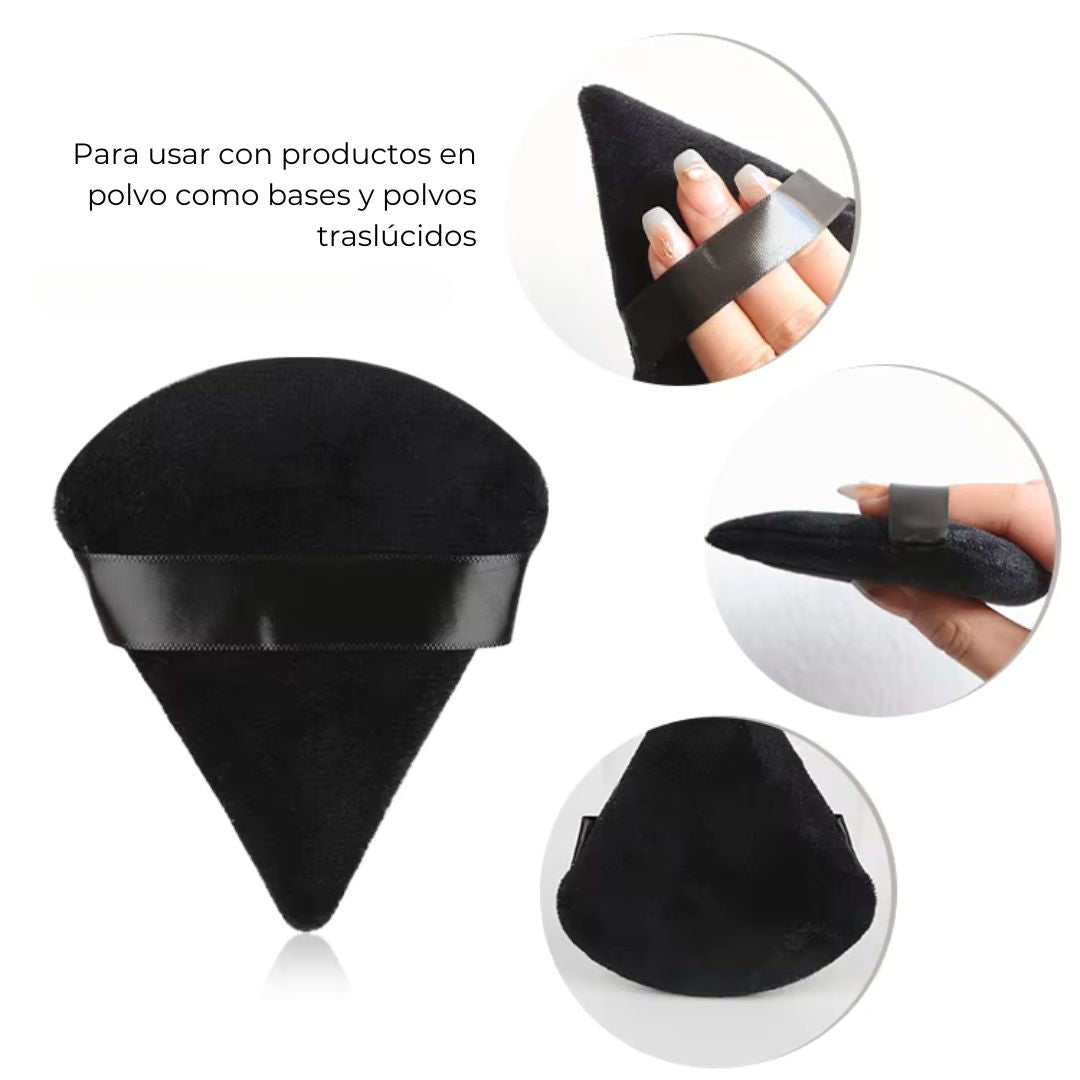 Borla triangular (powder puff)