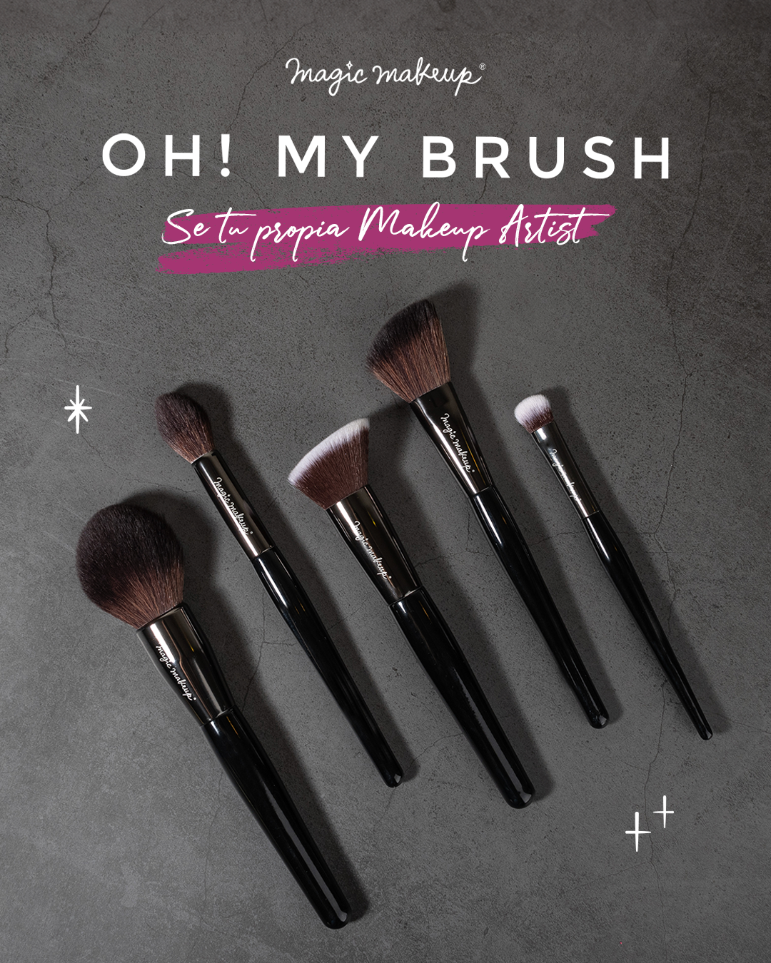 Set de brochas OH! MY BRUSH (completo)