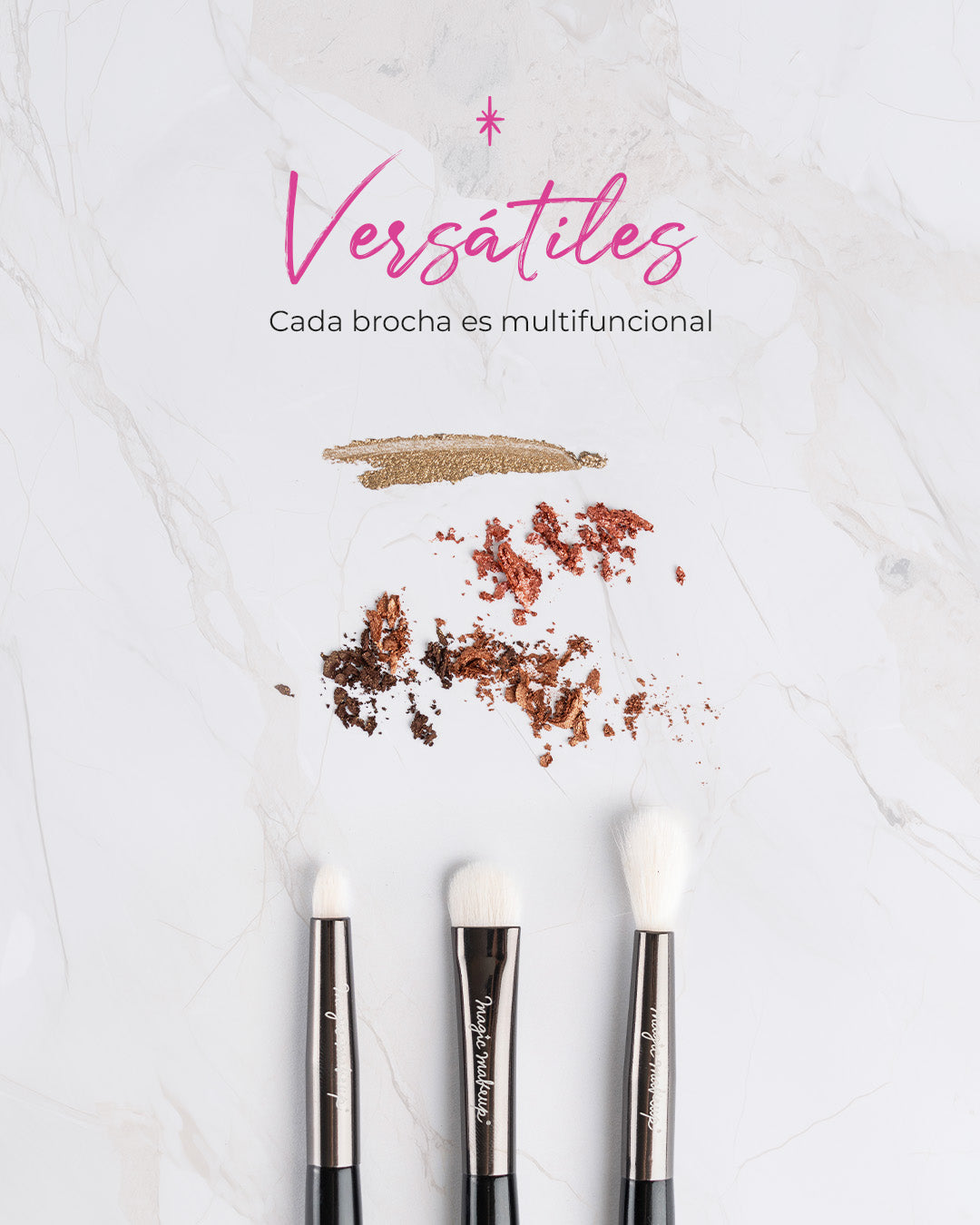 Set de brochas OH! MY BRUSH (ojos, labios y cejas)