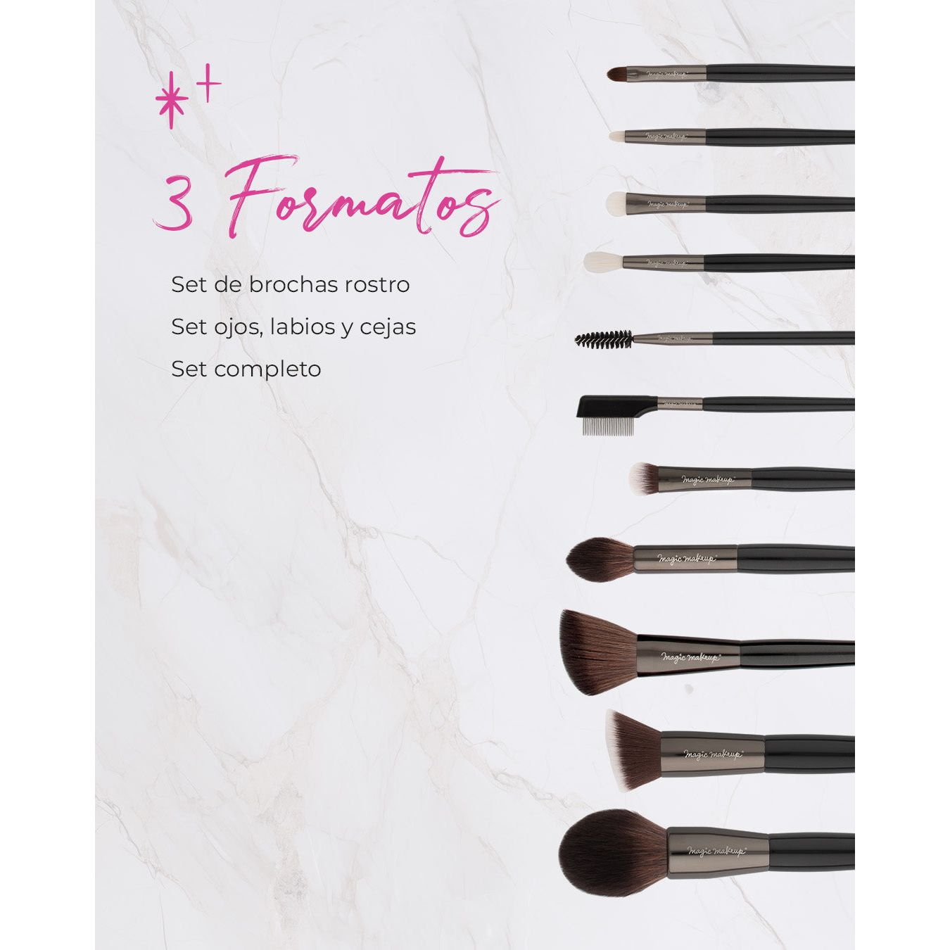 Set de brochas OH! MY BRUSH (completo)