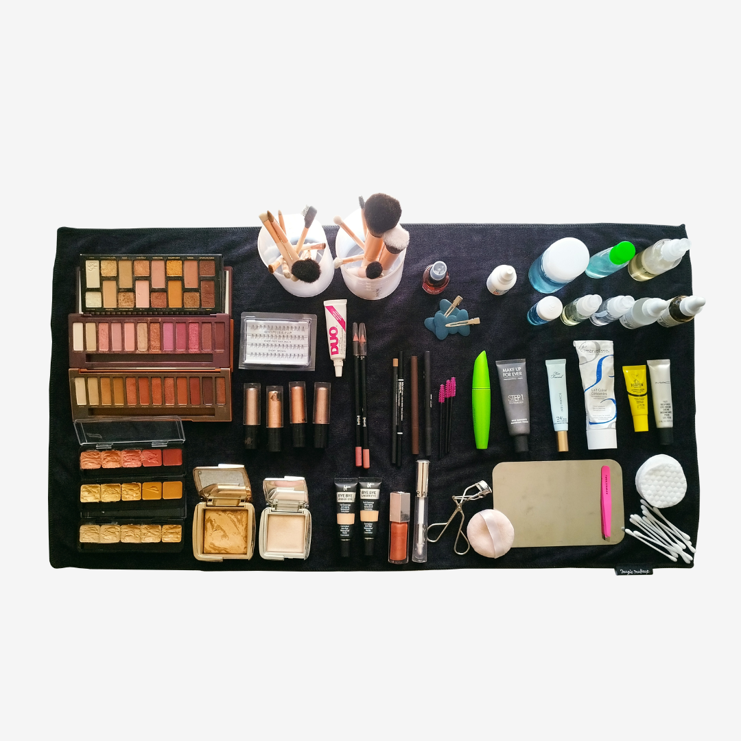 Toalla para estación de maquillaje