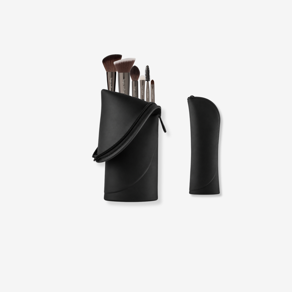NUEVO! Mini estuche porta brochas flexible - Negro