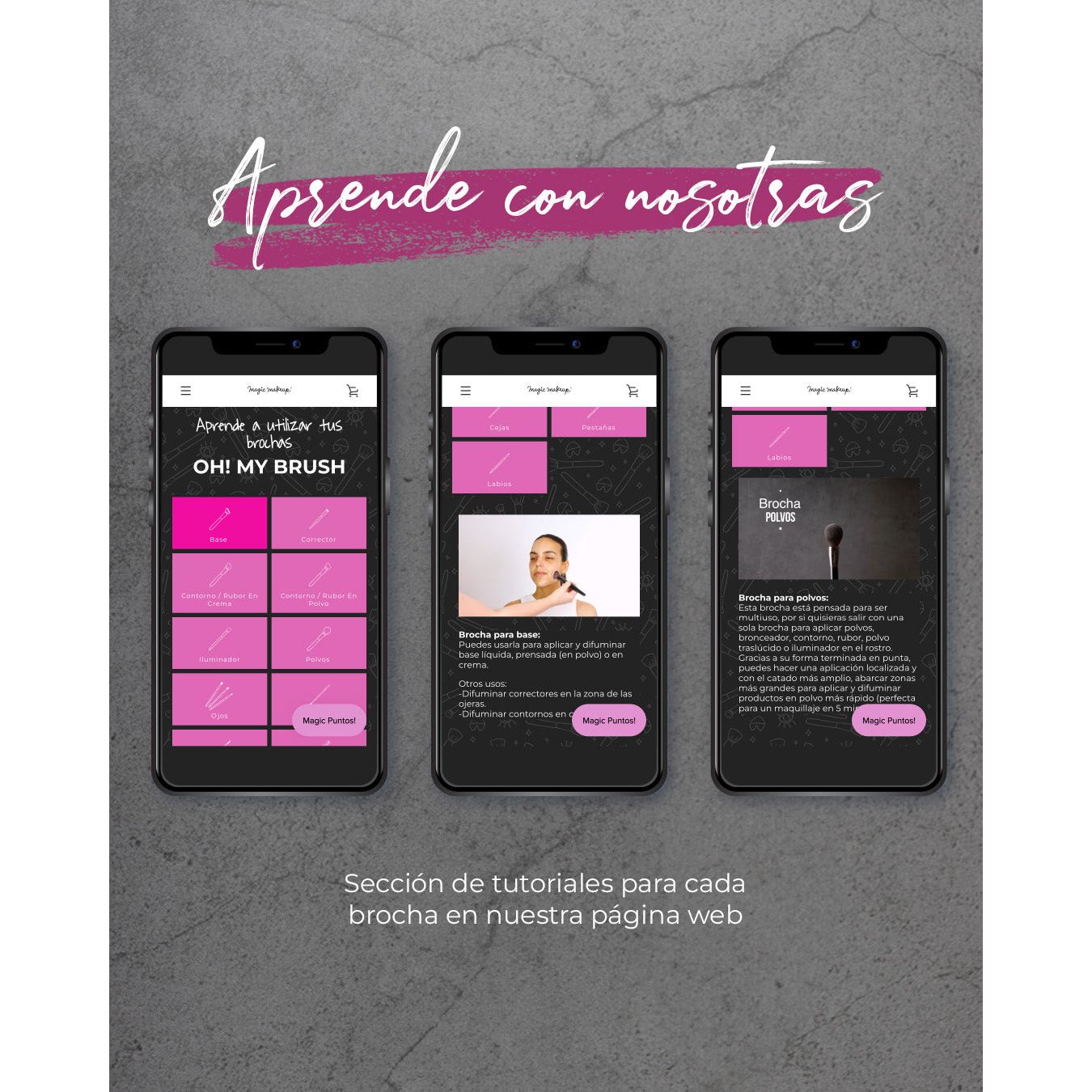 Set de brochas OH! MY BRUSH (completo)
