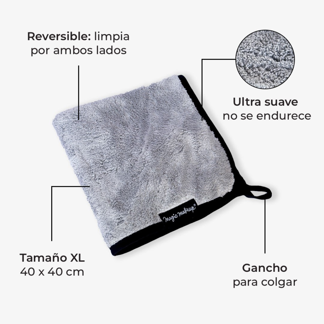 NUEVO! Toalla para limpiar brochas (microfibra gruesa)