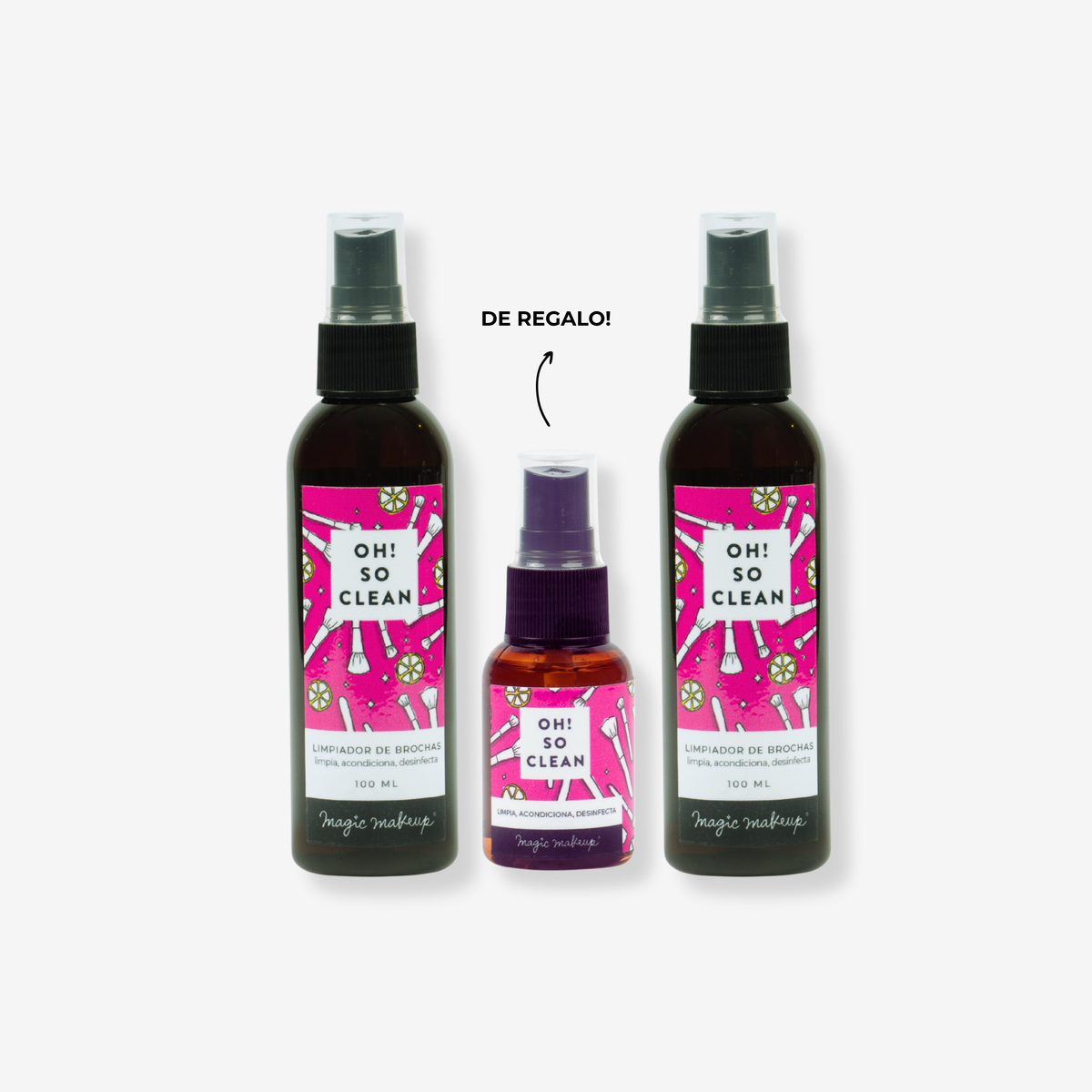 Pack Pyme Lover (2 limpiadores 100ml + travel size REGALO)
