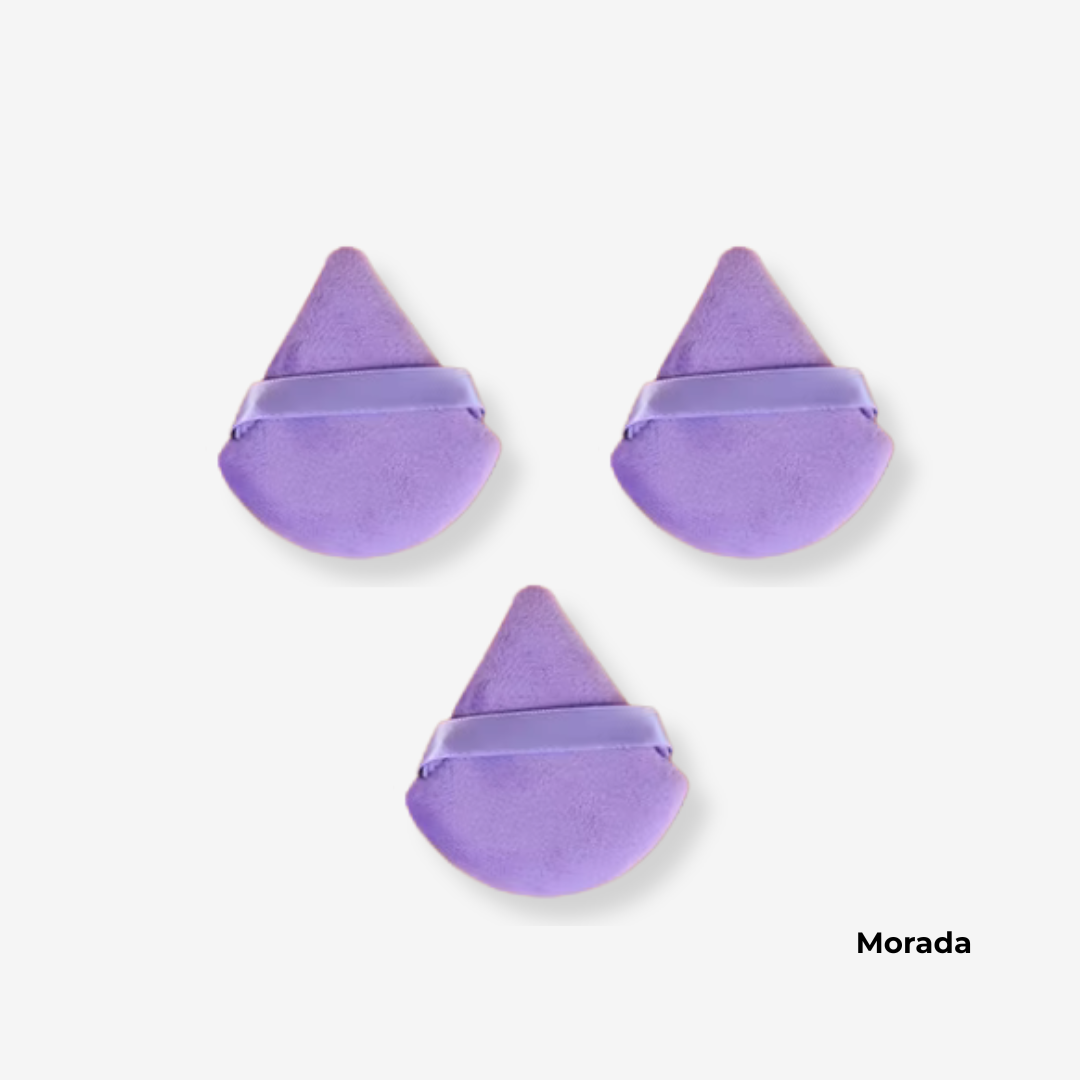 Borla triangular (powder puff)