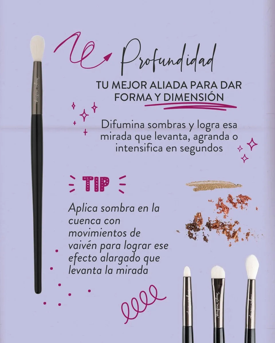 Set de brochas OH! MY BRUSH (ojos, labios y cejas)