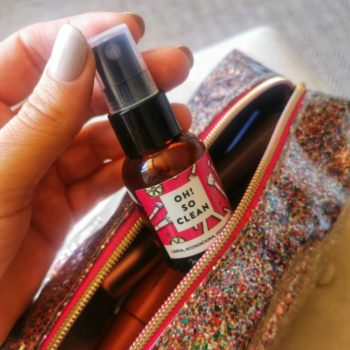 NUEVO! Mini Set de Rostro + Limpiador + Estuche Porta Brochas