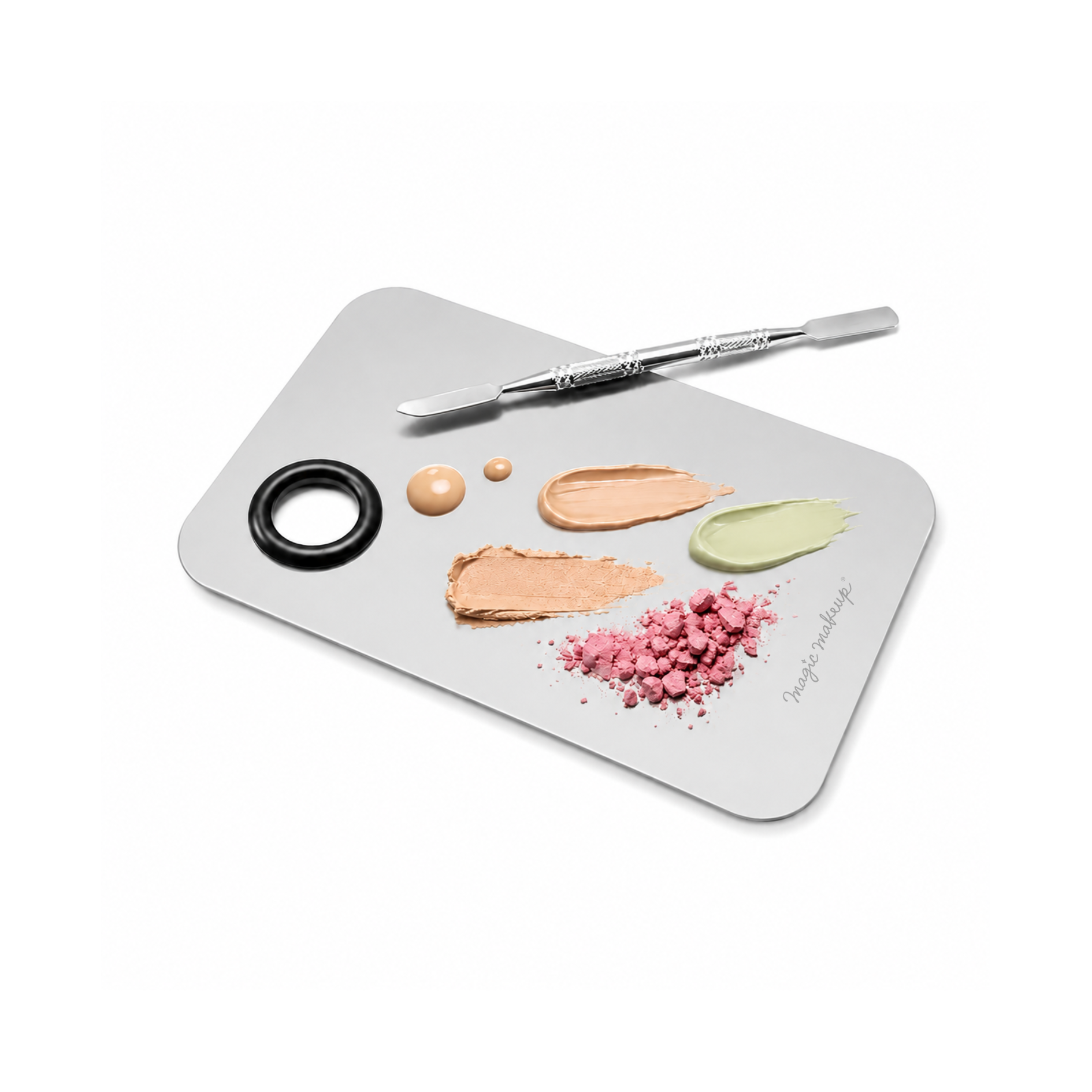 Paleta mezcladora con espátula