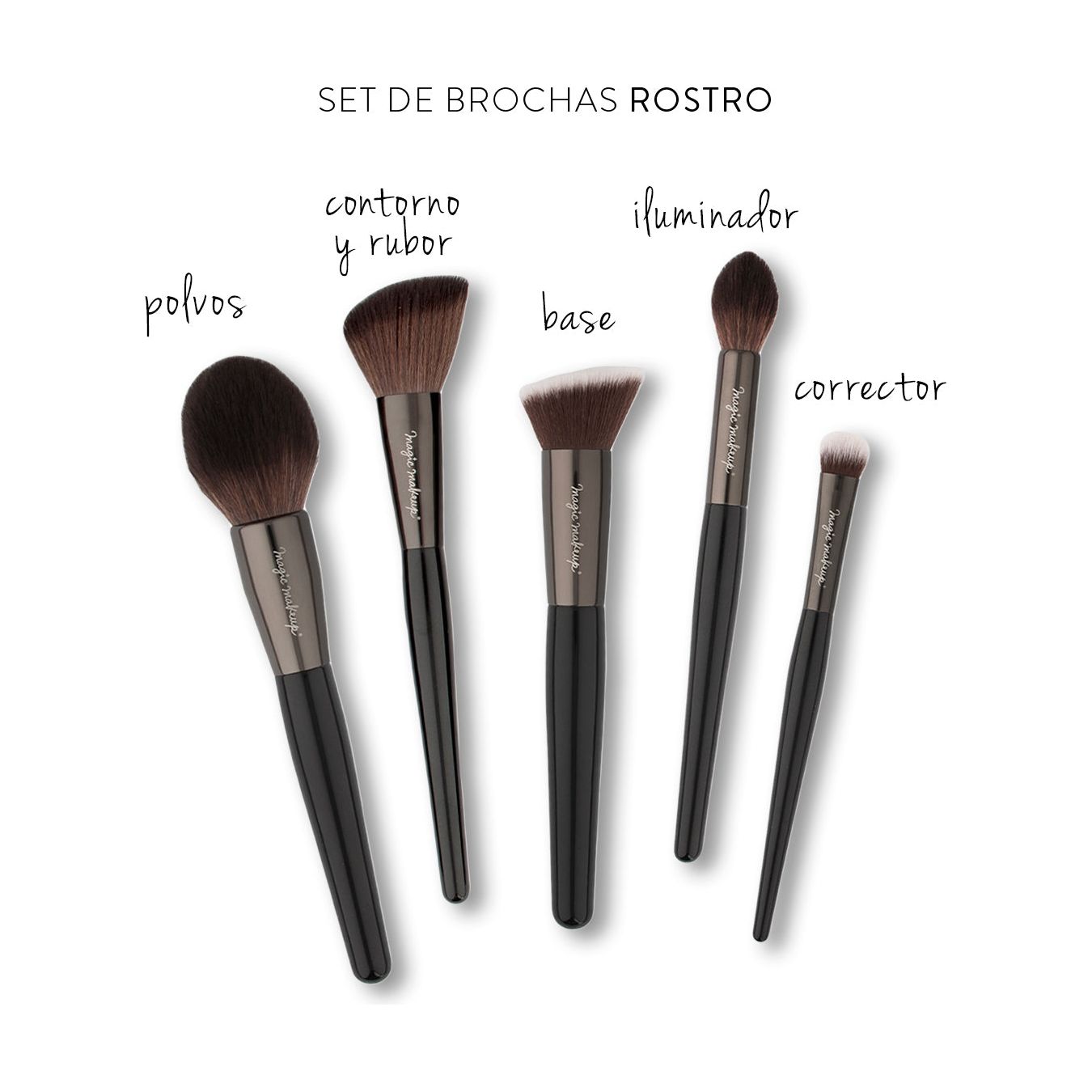 Set de brochas OH! MY BRUSH (completo)