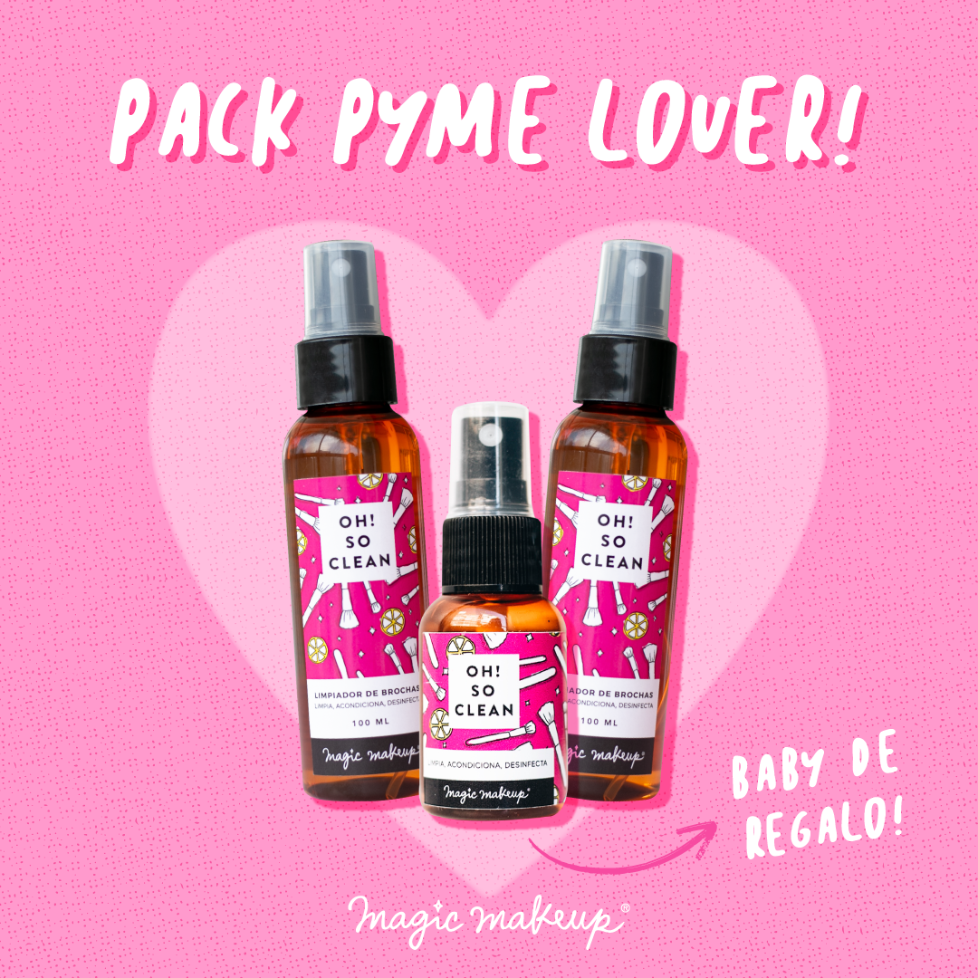 Pack Pyme Lover ⚡ (2 limpiadores 100ml + travel size REGALO)