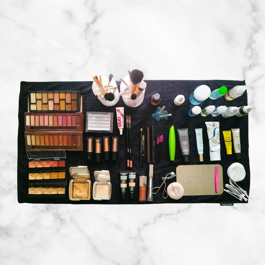 Toalla para estación de maquillaje