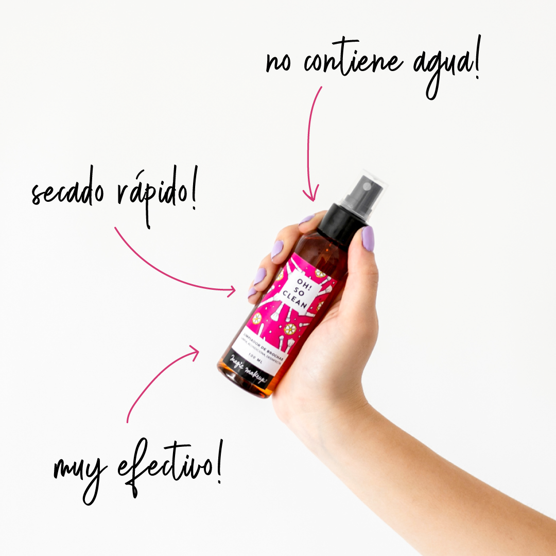 ✭OH! SO CLEAN✭  limpiador instantáneo de brochas 100ml